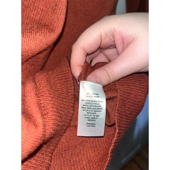 Treasure & Bond - Cotton & Cashmere Crew Sweater in Rust, Men’s “XL” NWT(B35) - Picture 9 of 11